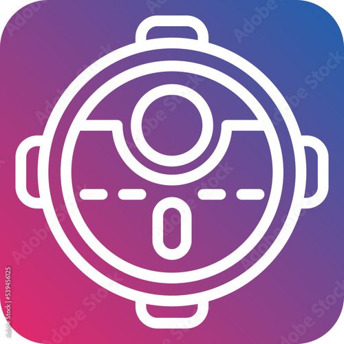 Robotic Vaccum Icon Style