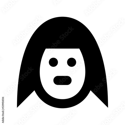 Girl Avatar Flat Vector Icon