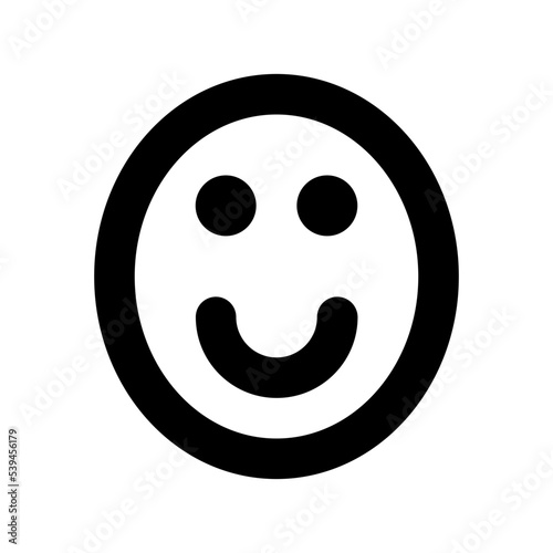 Smiley Flat Vector Icon