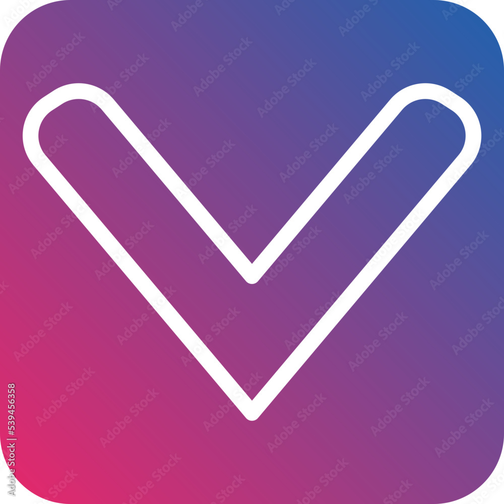 Down Chevron Icon Style Down Chevron Icon Style