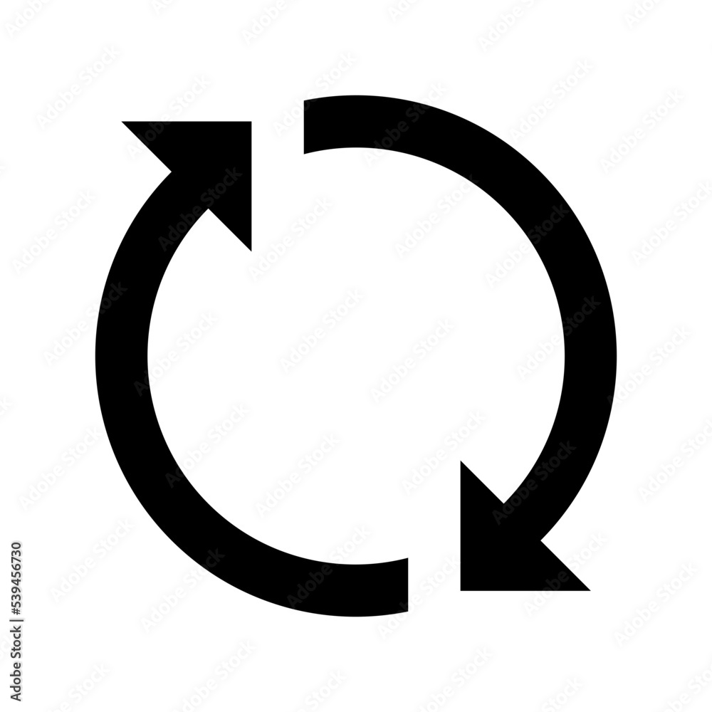 Loading Arrows Flat Vector Icon Loading Arrows Flat Vector Icon