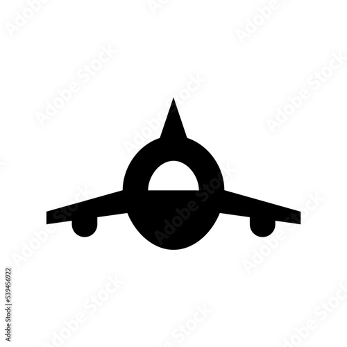 Airplane Flat Vector Icon 