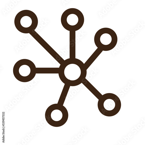 atom biology chemistry experiment laboratory research science icon