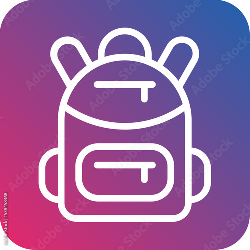 Bagpack Icon Style