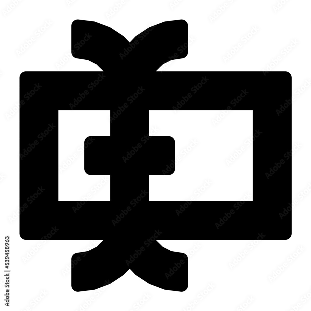 Obraz premium Text Field Flat Vector Icon 