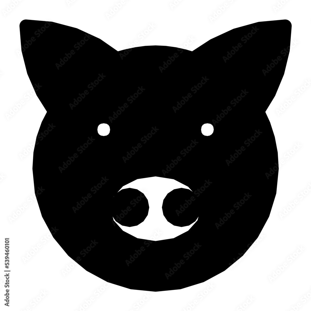Pig Flat Vector Icon