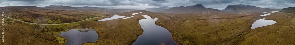 Fototapeta premium Schottland aus der Luft