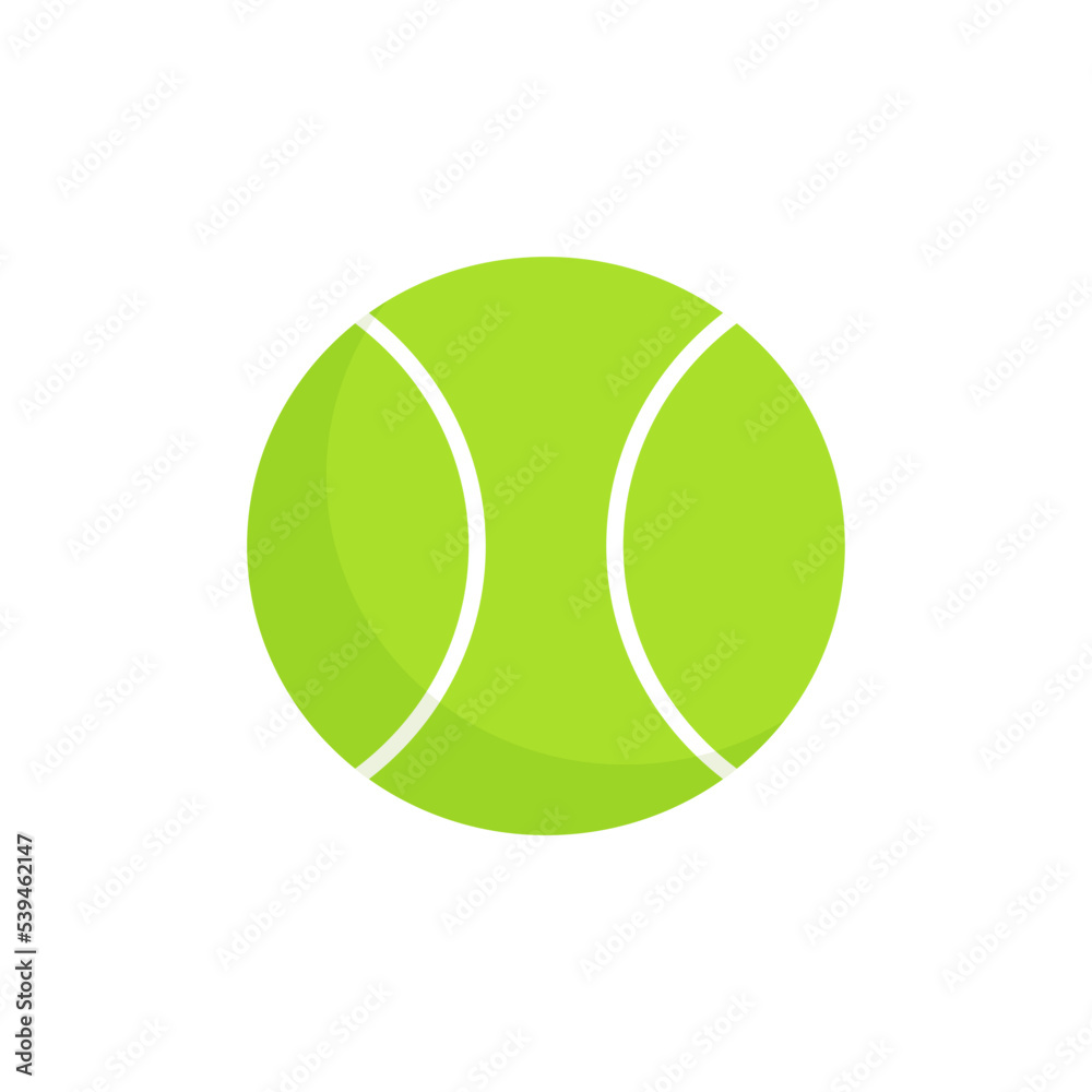 Vector Illustration Tennis Ball Icon