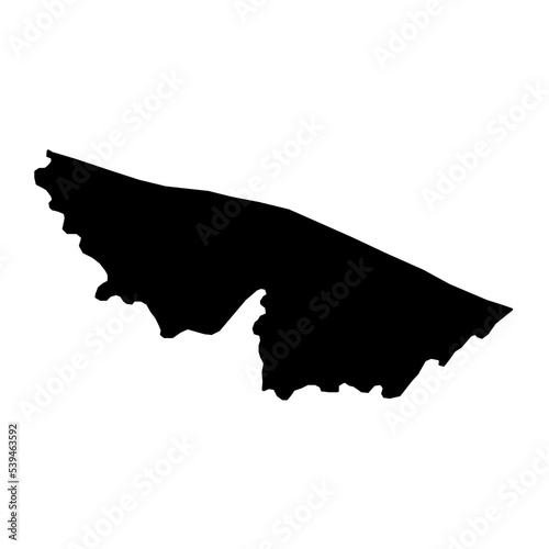 Acre Map, state of Brazil. Vector Illustration.