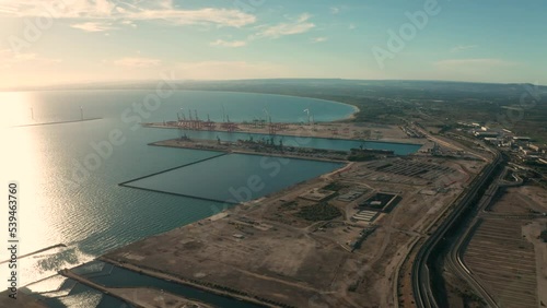 Wallpaper Mural Port of Taranto from above Torontodigital.ca