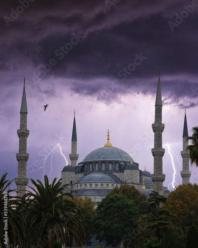 Thunderstorm at the Blue Mosque