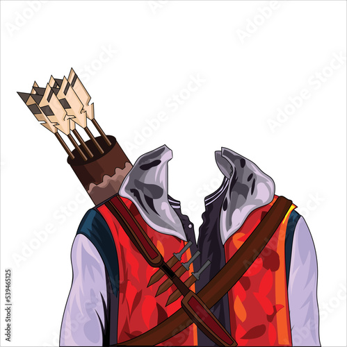 Jacket vector illustration for your character and NFT 