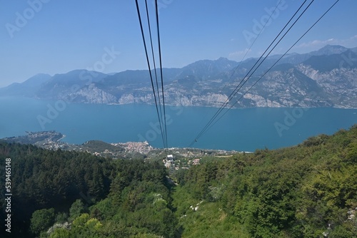 VIEW FROM THE MOUNTAIN OF MONTE BALDO, ITALY