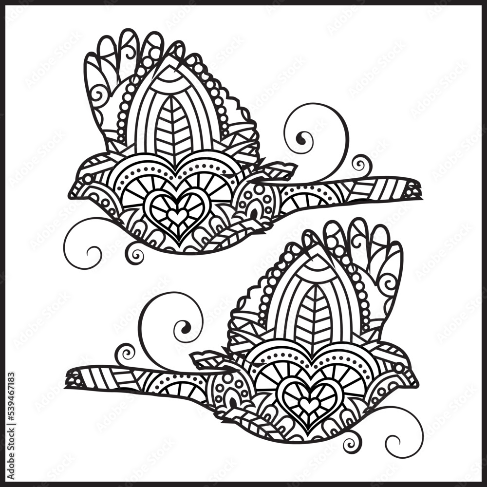 Vector illustration decorative Bird on white background Vector illustration decorative Bird on white background