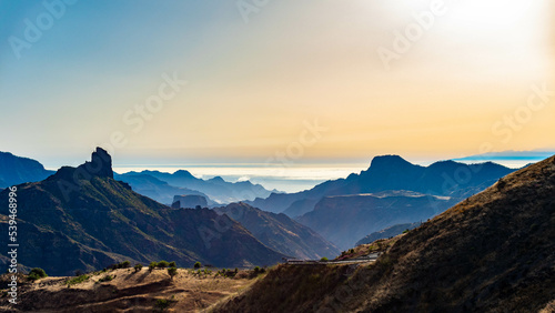 Mountains all over in Gran Canaria island