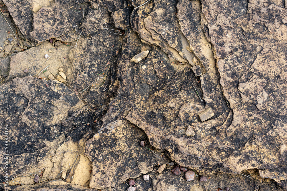 The stone wall - rock background or texture The stone wall - rock background or texture