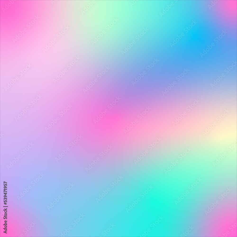 Rainbow gradient background, pink, yellow, blue