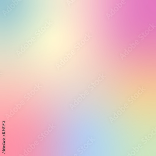 Rainbow gradient background, pink, yellow, blue