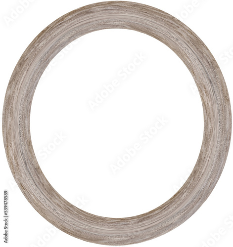 grey brown round wooden framed ring