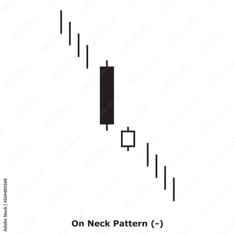 On Neck Pattern (-) White & Black - Square On Neck Pattern (-) White & Black - Square
