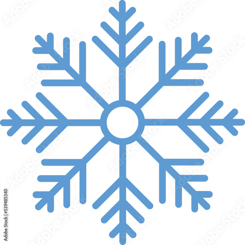 illustration of close up snowflakes symbol for winter