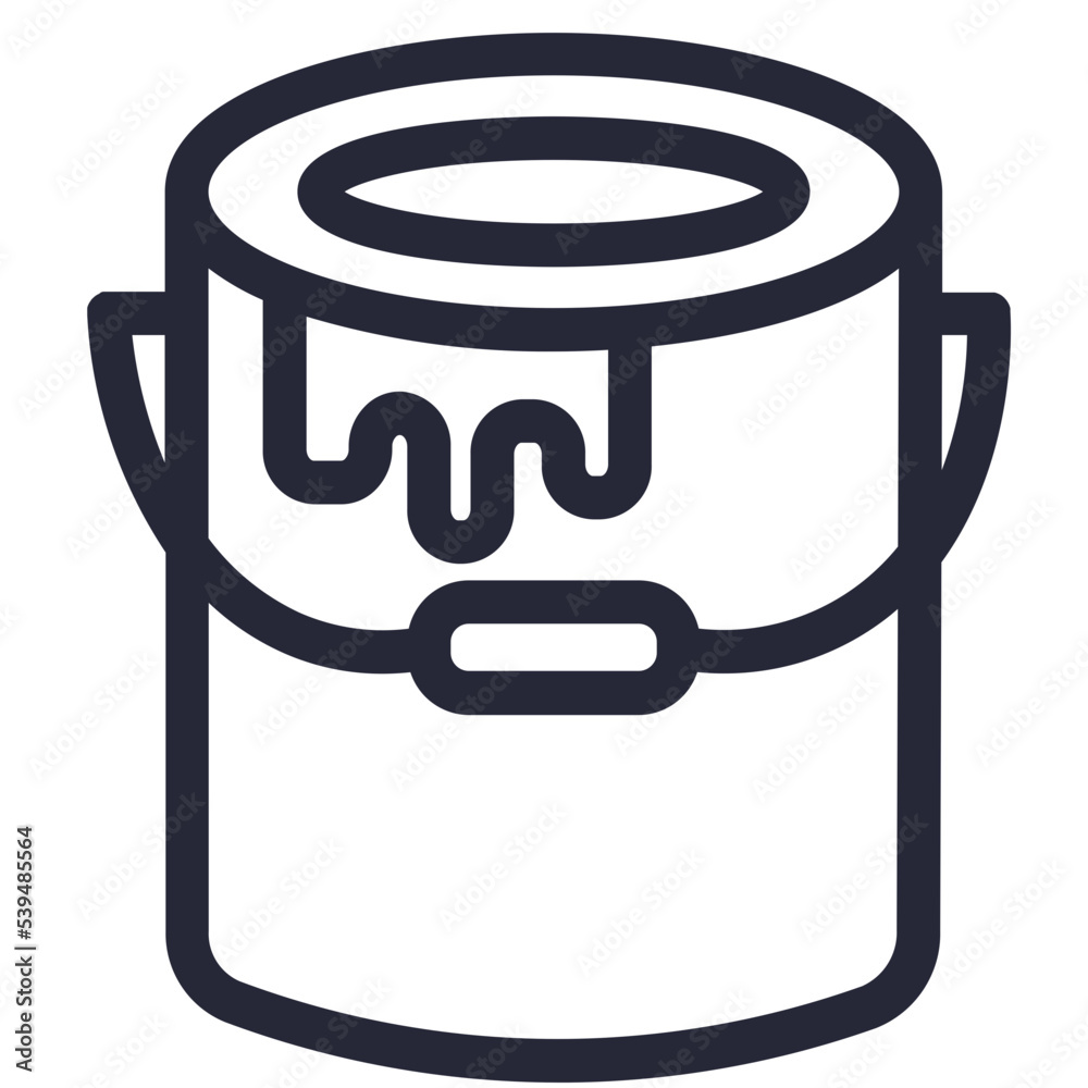 bucket color paint paintbucket tools wall icon bucket color paint paintbucket tools wall icon