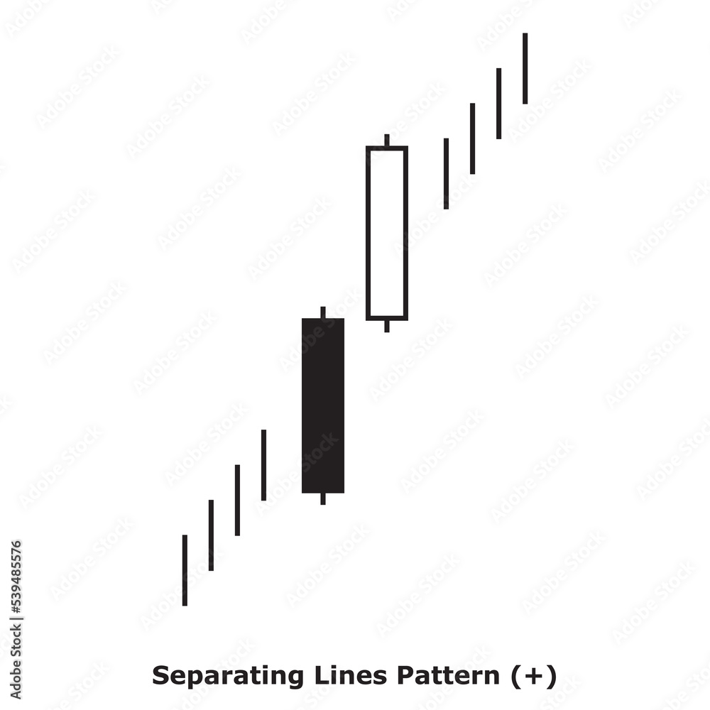 Separating Lines Pattern (+) White & Black - Square Separating Lines Pattern (+) White & Black - Square