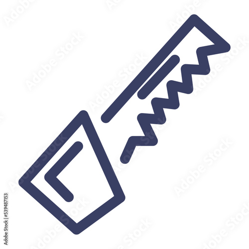 board carpentry saw tools icon