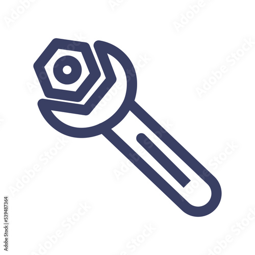 bolt tools torque wrench icon photo