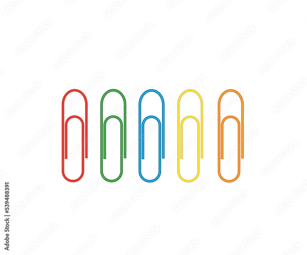 paper clip icon. Business. Vector paper clip icon. Business. Vector