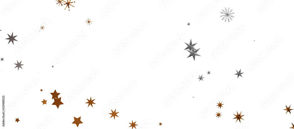 Snowflakes Falling On Snow - Winter Banner Snowflakes Falling On Snow - Winter Banner