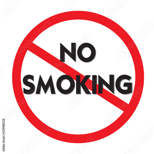 Wallpaper Mural No smoking warning mark vector Torontodigital.ca