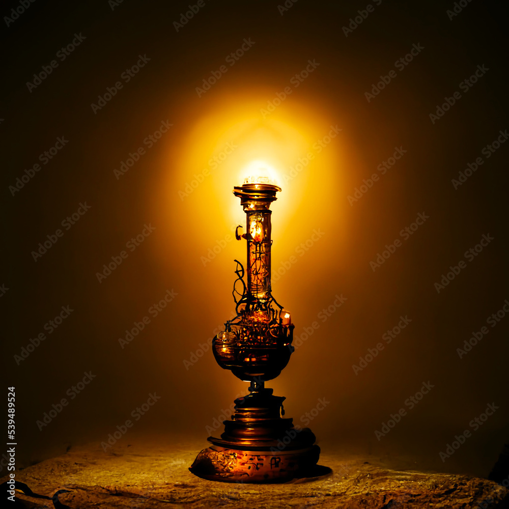 Antique Mystic Lamp. Antique Mystic Lamp.