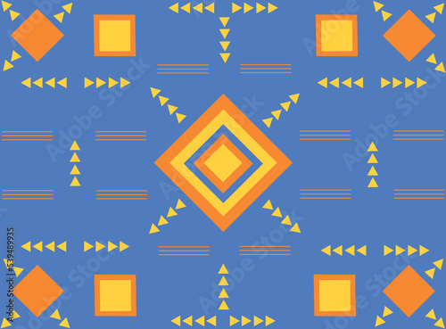 Colored geometric abstract background. Modern grid flyer with geometric shapes, graphics.