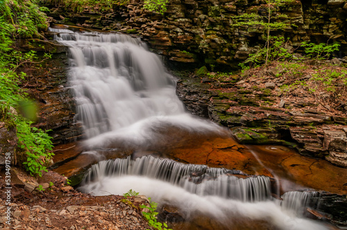 A Spring Afternoon at Ricketts Glen State Park, Pennsylvania USA, Benton, Pennsylvania