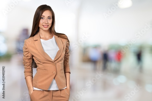 Young smiling business woman, business work concept. © BillionPhotos.com