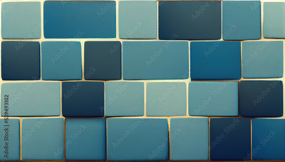 Blue textured tile background. Can be used as wallpaper.