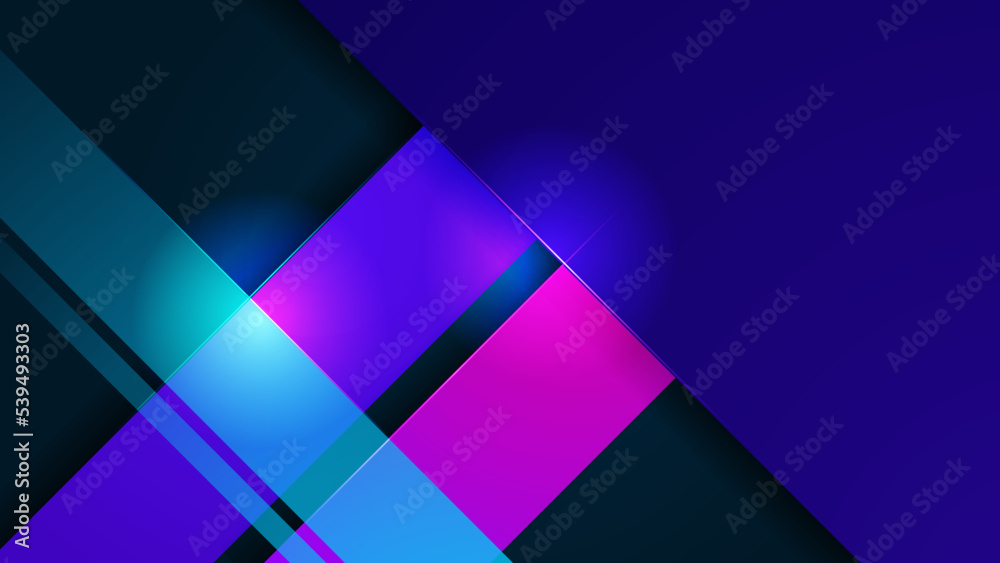 Modern digital business technology blue and purple abstract design background