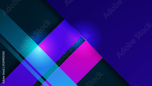 Modern digital business technology blue and purple abstract design background