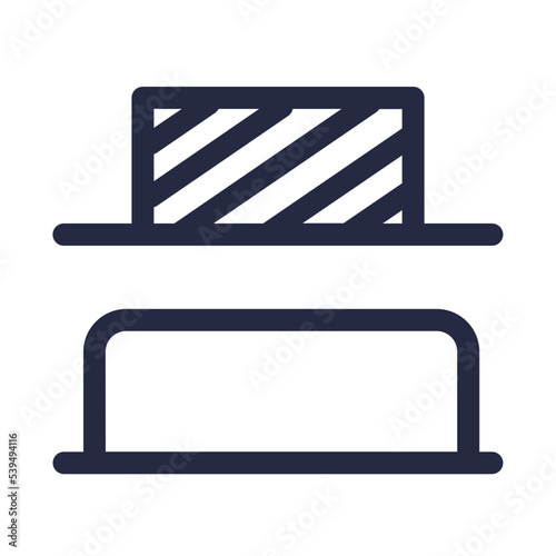 bottom distrib distribute down objects tool vertical icon