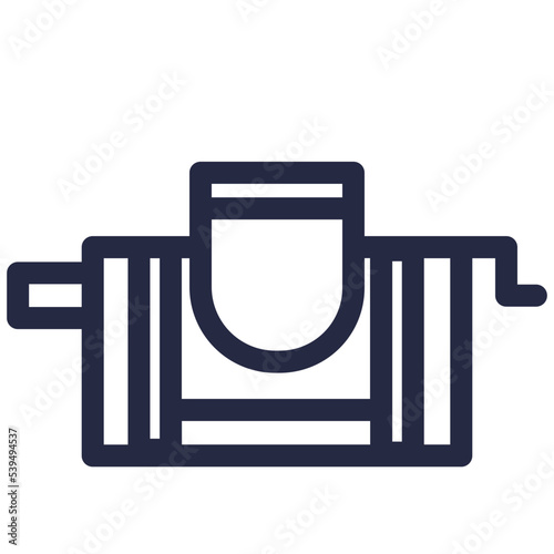 concrete mixer work builder tools constructions icon