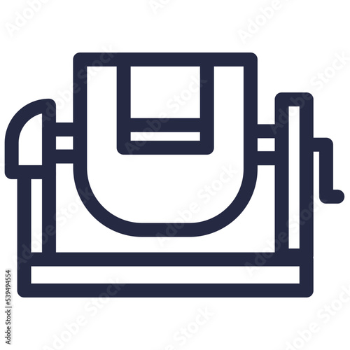 concrete mixer work builder tools constructions icon