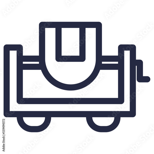 concrete mixer work builder tools constructions icon