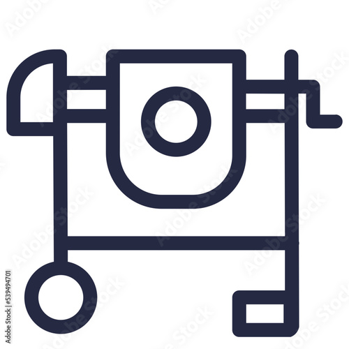 concrete mixer work builder tools constructions icon