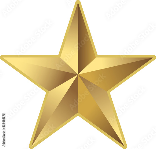 Merry Christmas and happy new year celebration gold hanging star  ball png file for decoration