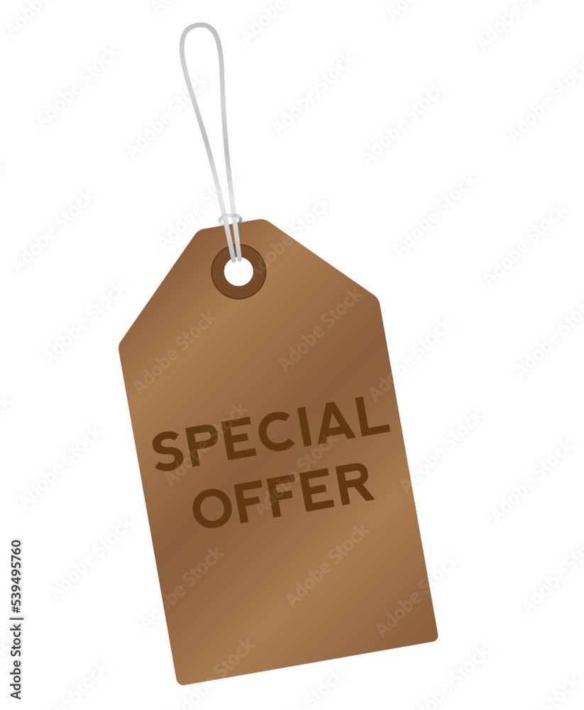Designed sale tag for the all offers