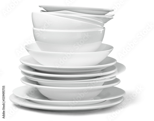 Stack of Dishes and Bowls photo