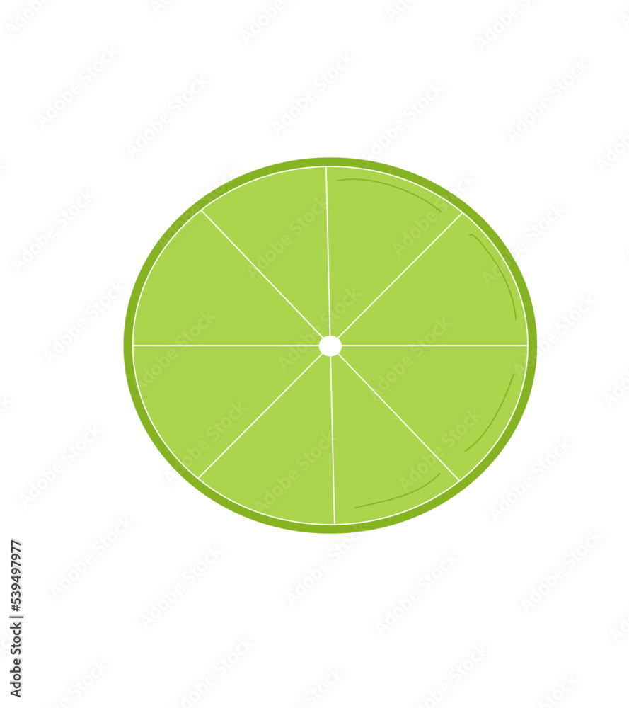 lime slice isolated on white lime slice isolated on white