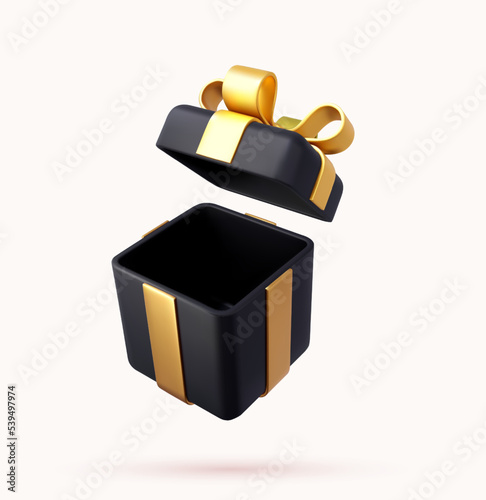 3d gifts box.