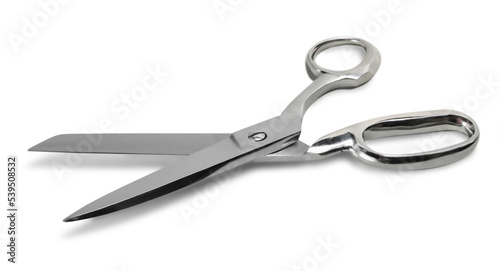 Scissors isolated blades hairstyle sewing textile open